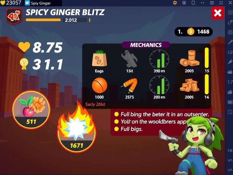 Spicy Ginger Blitz Gameplay Mechanics